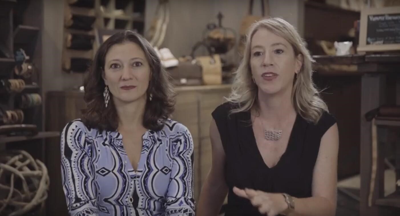 Queork品牌创始人Amanda Dailey和Julie Araujo-Queork